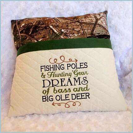 Fishing pillow